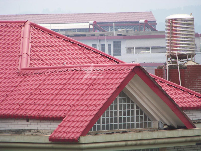 新型屋面建材合成樹脂瓦，傳統(tǒng)建筑用瓦的傳承替代建筑材料